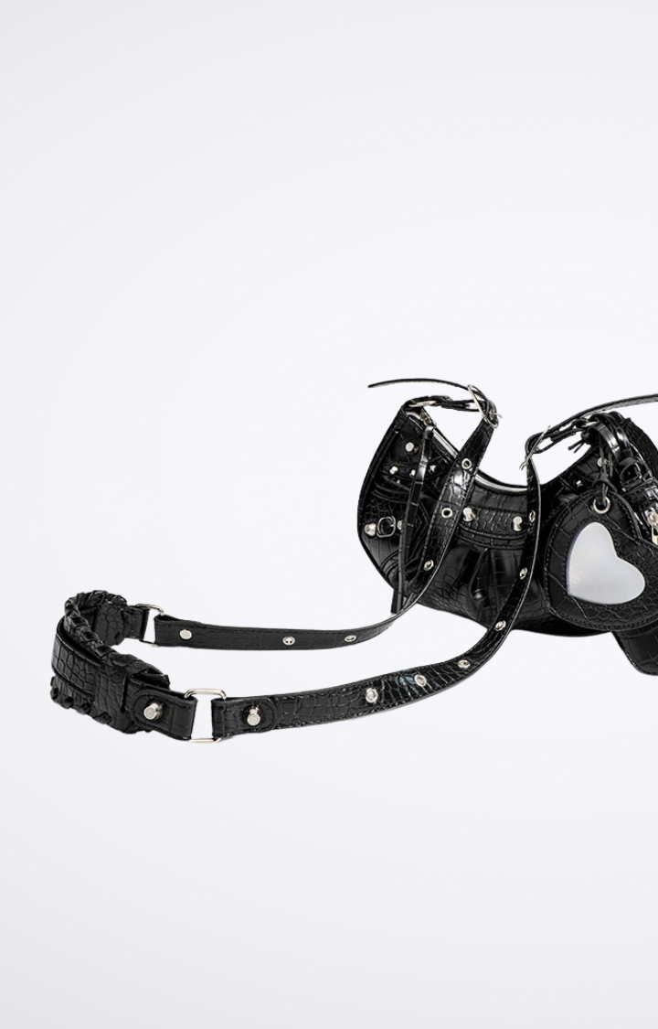 HEARTCORE BIKER SHOULDER BAG – MIDNIGHT RIOT
