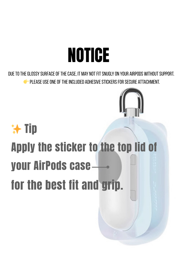 GUMMY GUARD AIRPODS CASE - UNICORN DEW