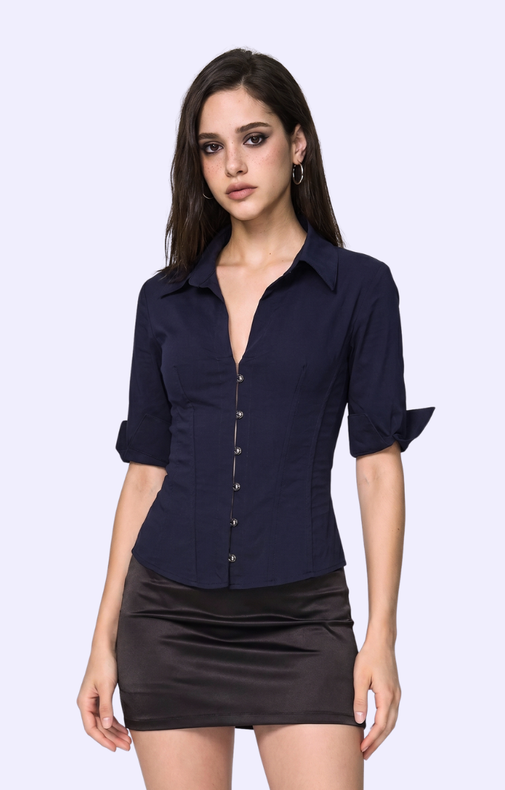 SCHOOLBITE HOOK-EYE TOP