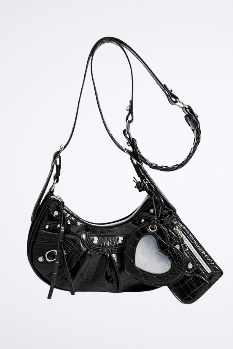 HEARTCORE BIKER SHOULDER BAG – MIDNIGHT RIOT