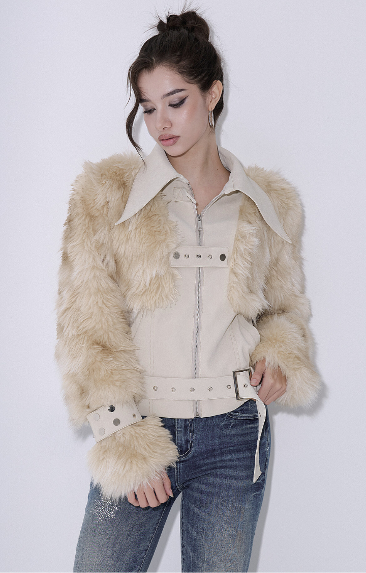 MILK VENOM FAUX FUR JACKET