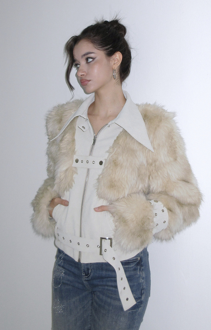 MILK VENOM FAUX FUR JACKET