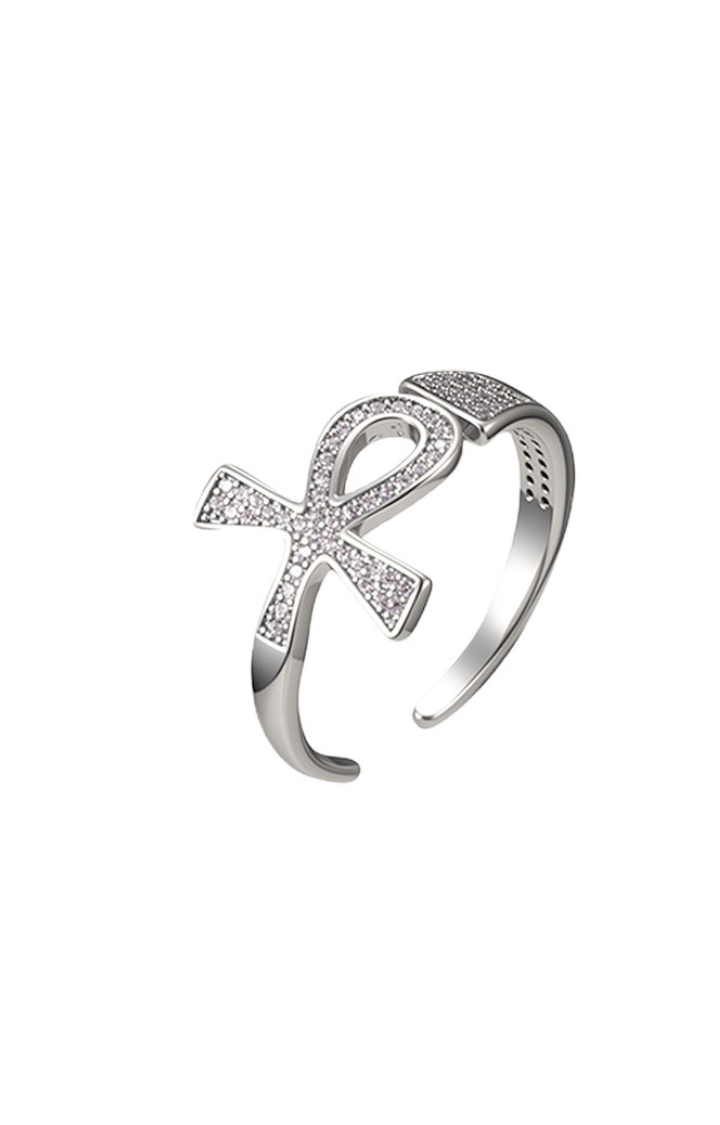 ANKH OPEN RING