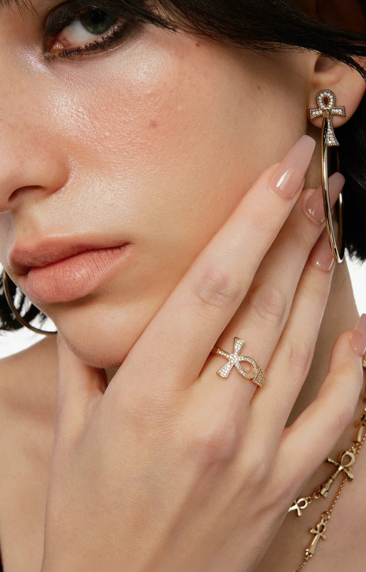 ANKH OPEN RING