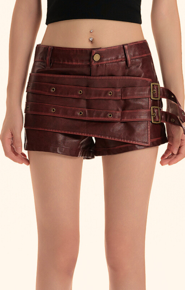 BUCKLE ME UP FESTIVAL MINI SHORTS