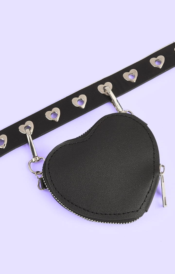 HEARTBREAKER MINI BELT WITH LOVE-POCKET CHARM