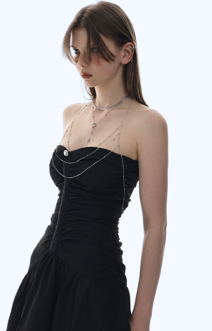 SILVER SIREN BODY CHAIN
