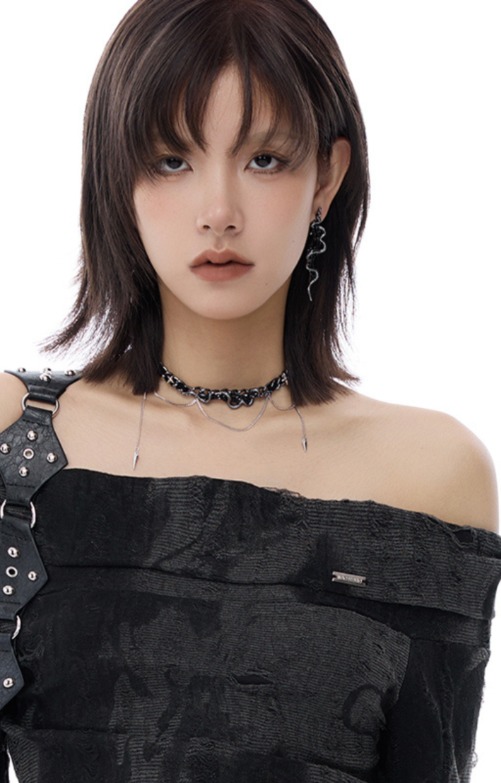 SERPENT VENOM DRAPE CHOKER