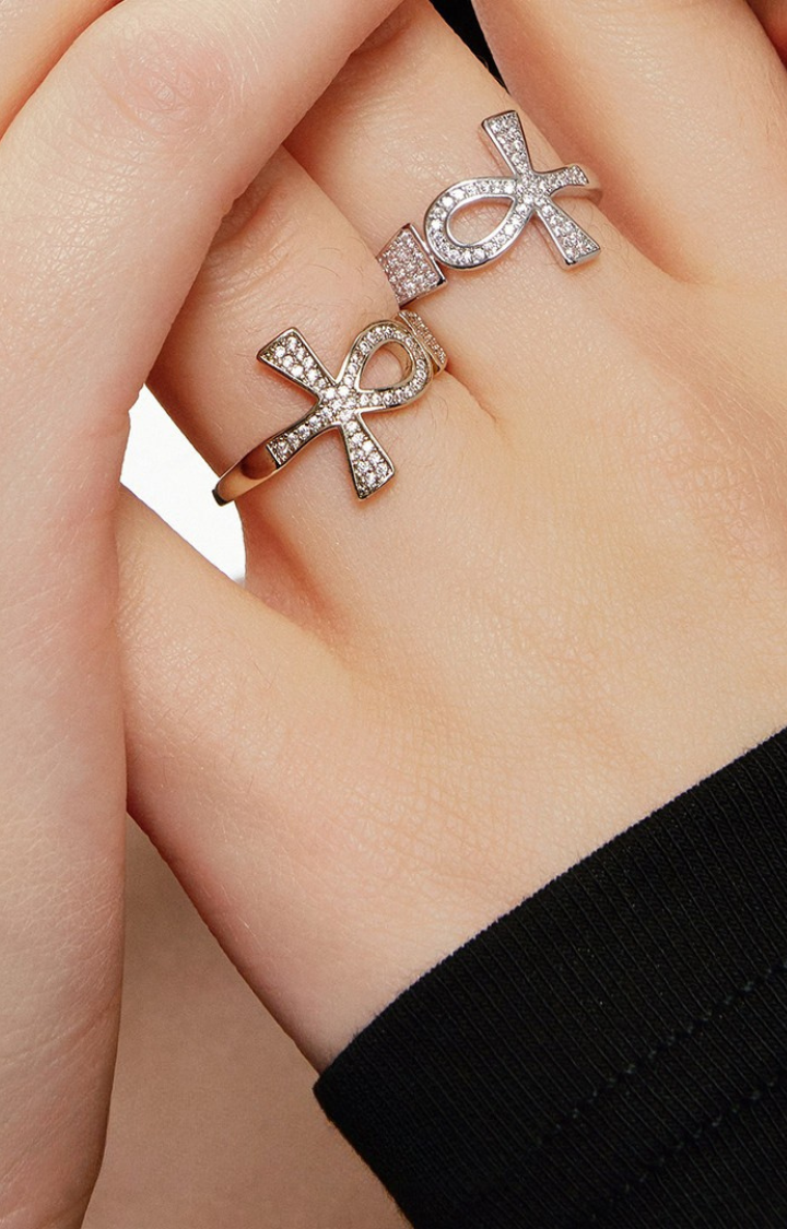 ANKH OPEN RING