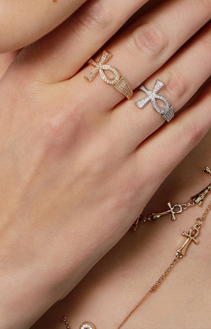 ANKH OPEN RING