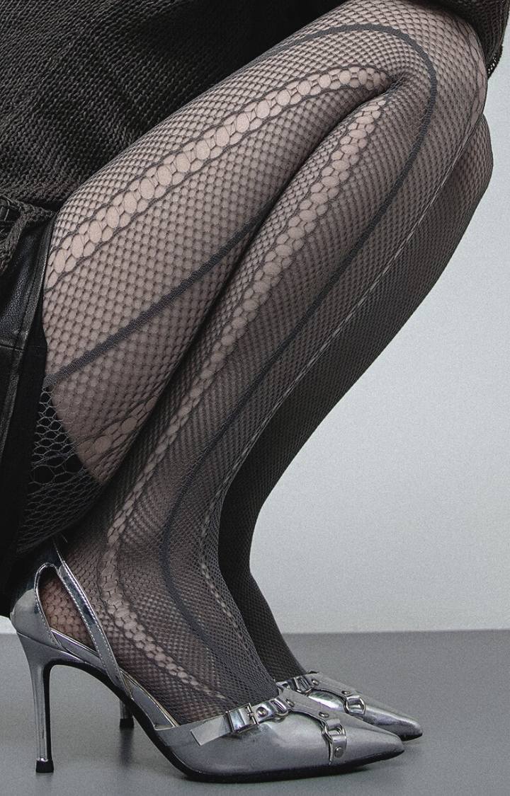 VEIN VEIL ASYMMETRIC TIGHTS
