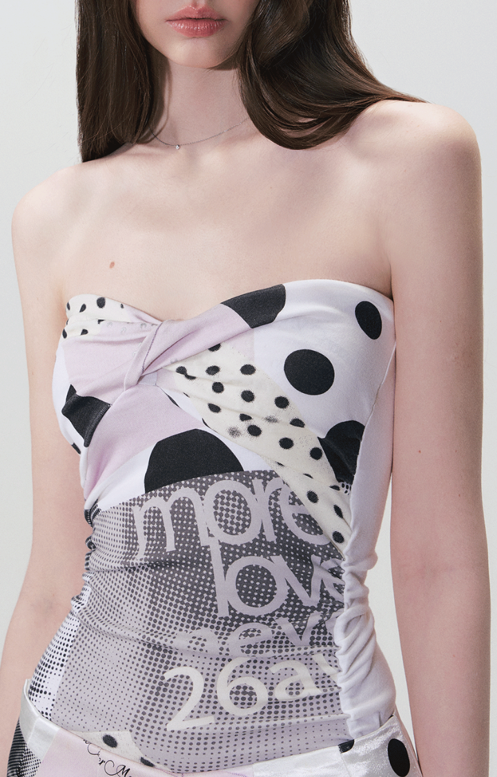PORCELAIN VENOM BAND TOP