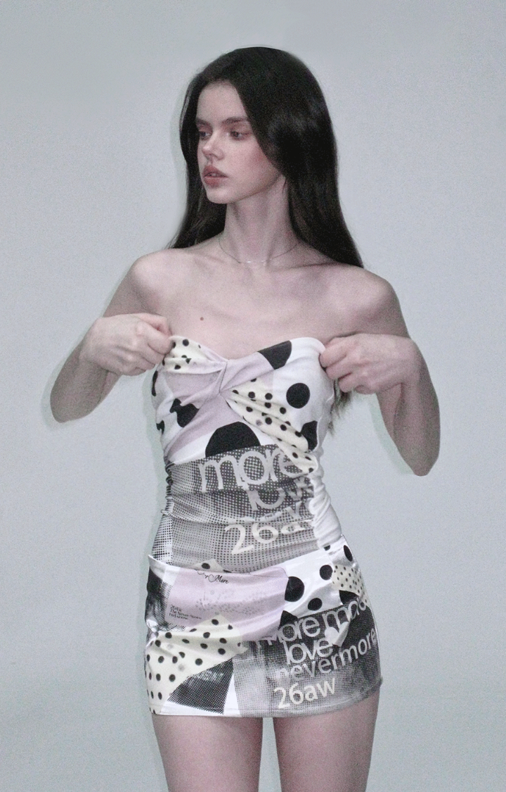 PORCELAIN VENOM BAND TOP