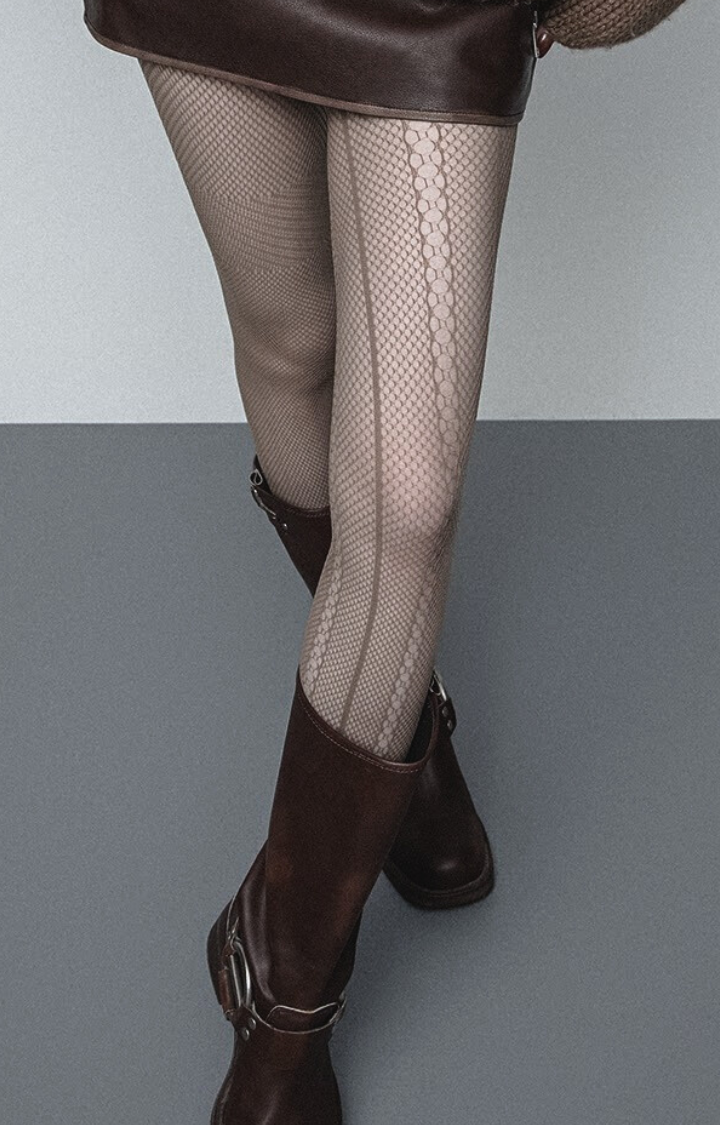 VEIN VEIL ASYMMETRIC TIGHTS