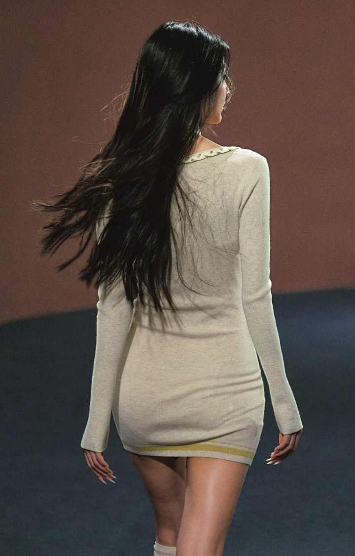 VANILLA HALO KNIT DRESS SET