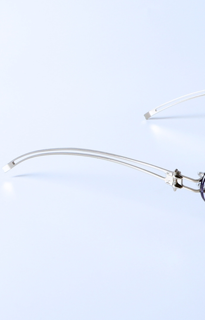 STARWIRE RIMLESS OVAL SUNGLASSES - MOONBEAM LILAC