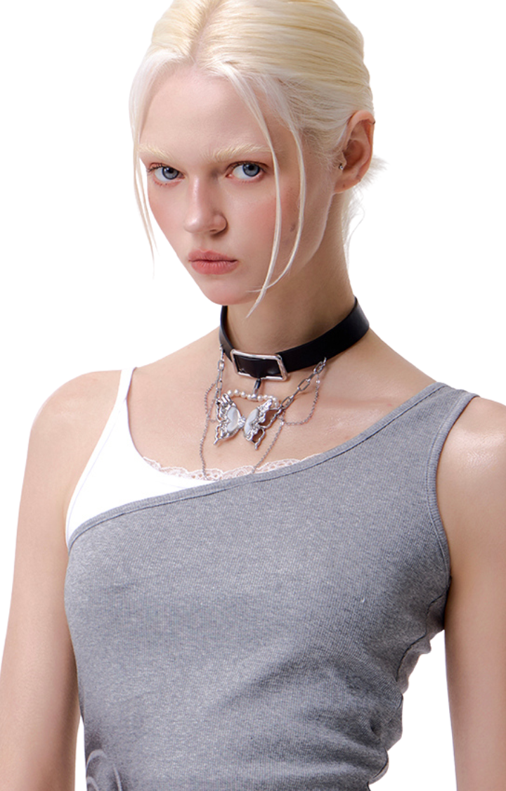 WHITE VENOM COLLAR