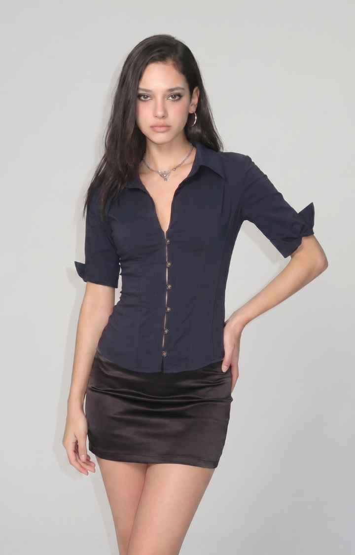 SCHOOLBITE HOOK-EYE TOP