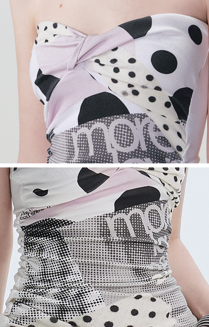 PORCELAIN VENOM BAND TOP
