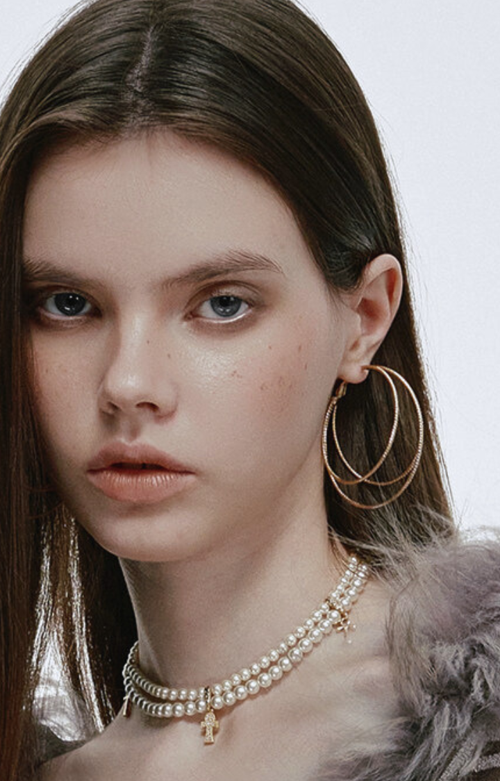 LIQUID GOLD TRIPLE HOOP EARRINGS