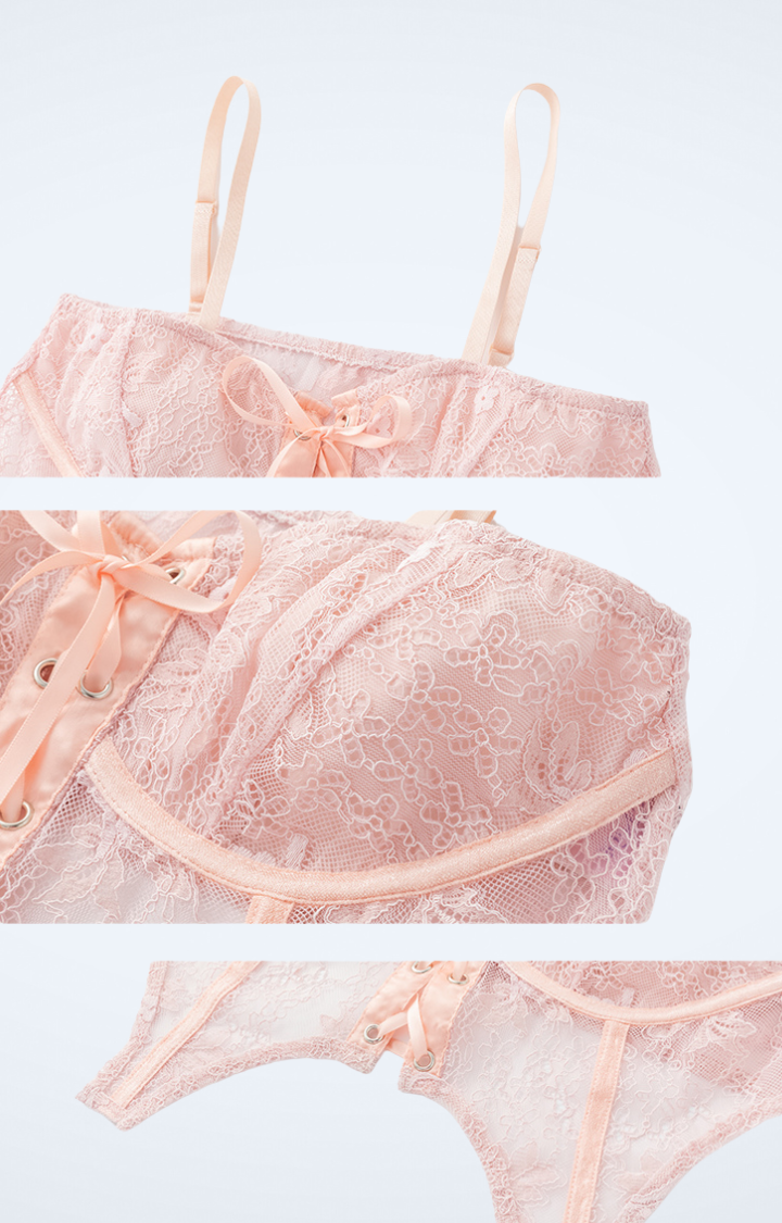 SWEET SIN PEACH CORSET