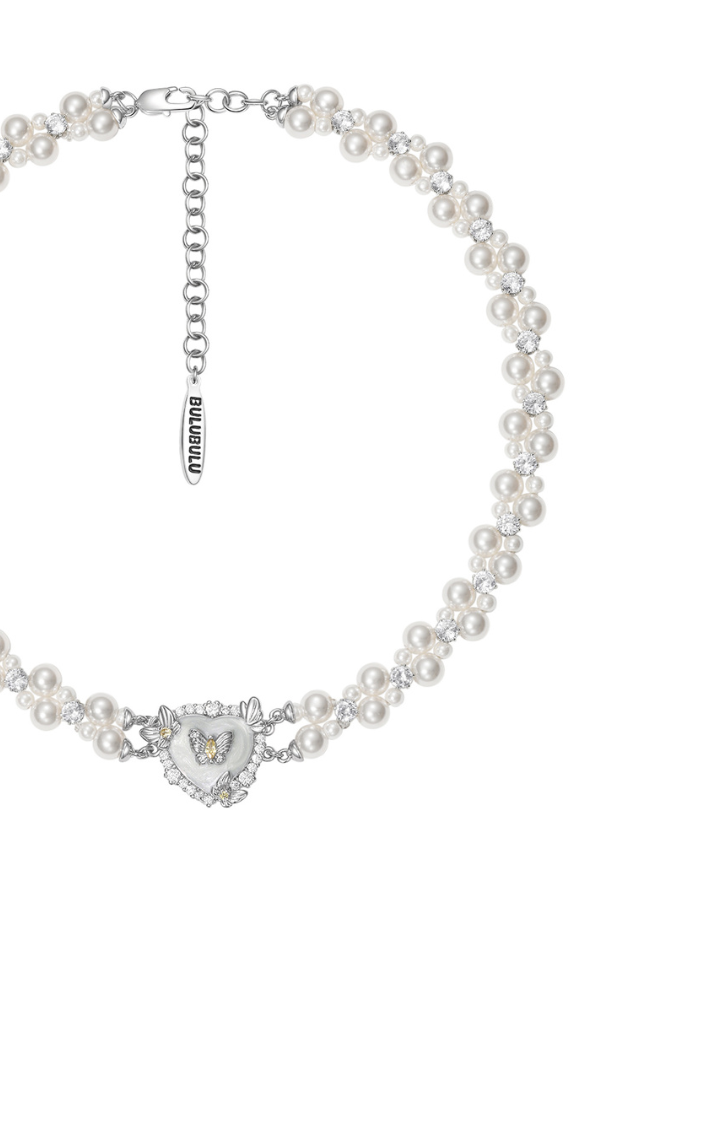 LOCKED IN LOVE – PEARL, HEART & BUTTERFLY JEWELRY SET (GIFT BOXED)