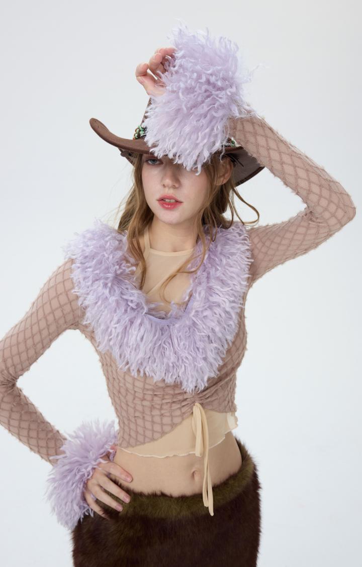FLUFFY COWGIRL SIREN TOP