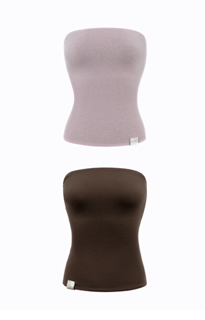 DUAL VENOM TUBE TOP IN MOCHA VENOM