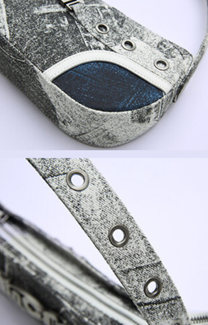 L.A. RIOT DENIM UNDERARM BAG