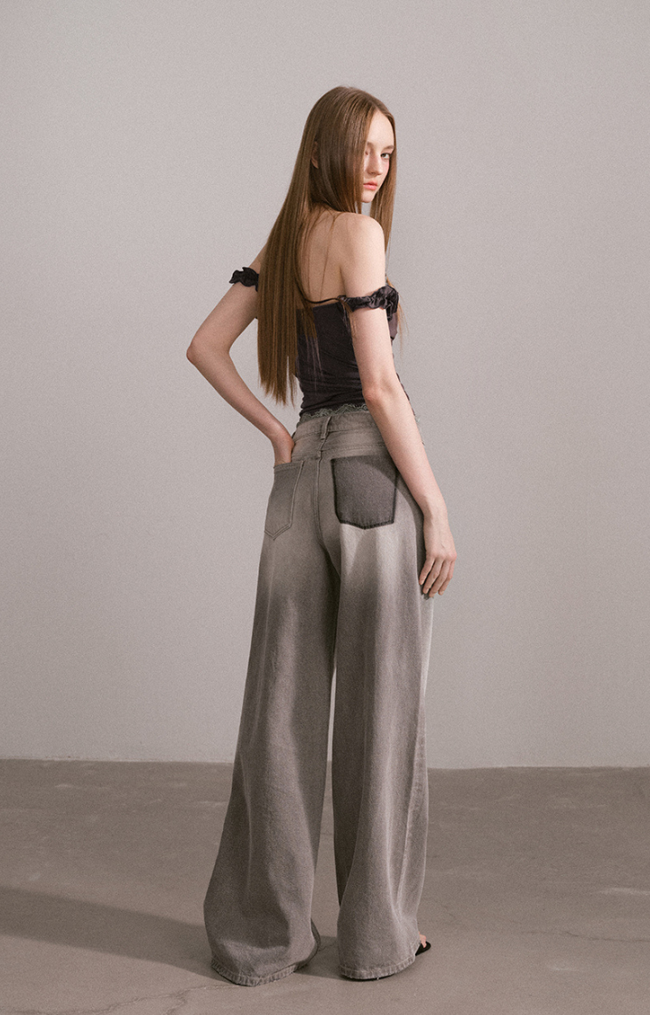 FROST LACE MIRAGE HALTER TOP IN SHADOW ORCHID SMOKE