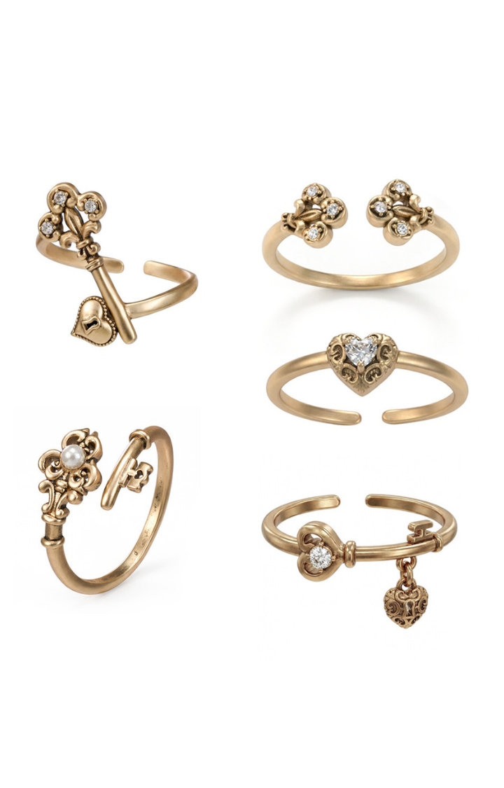 SAINTED KEY RING ARCHIVE — GOLD