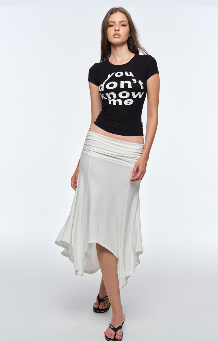 YOU DON’T KNOW ME SECOND-SKIN TEE