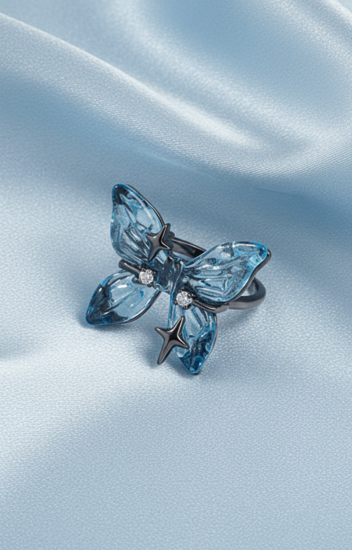 OCEAN ABYSS BUTTERFLY RING
