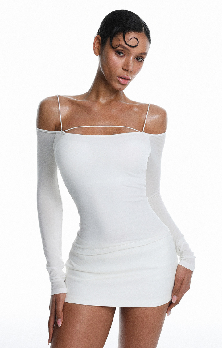 ICED INTENTION OFF-SHOULDER TOP