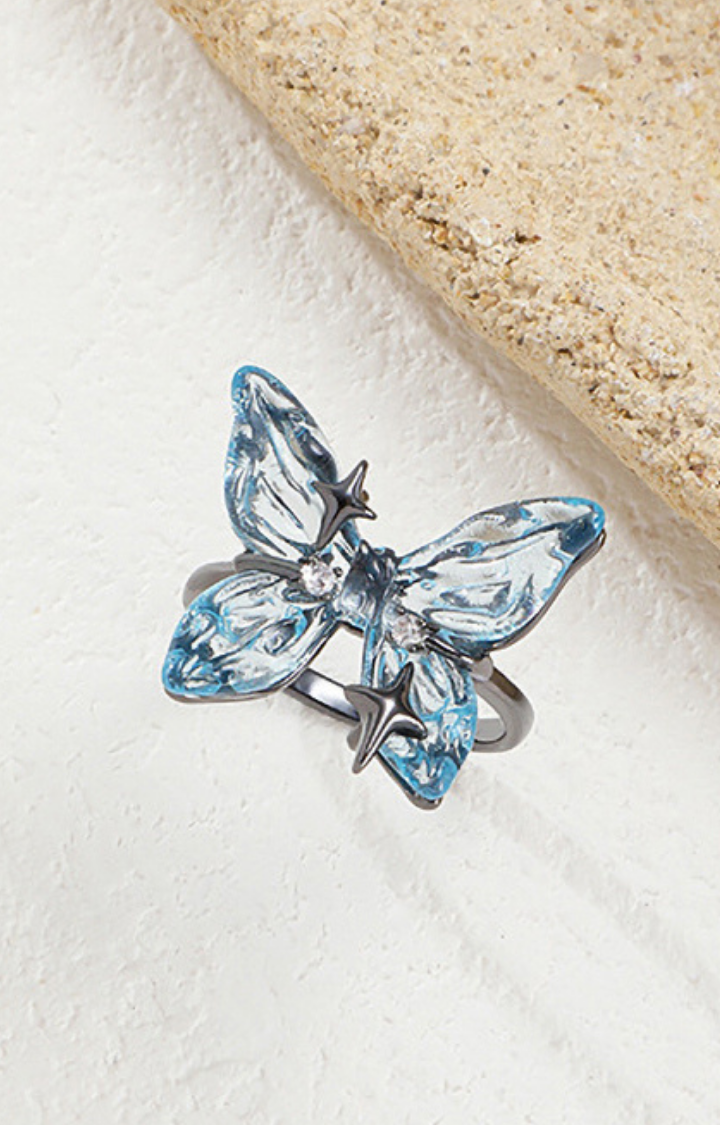 OCEAN ABYSS BUTTERFLY RING