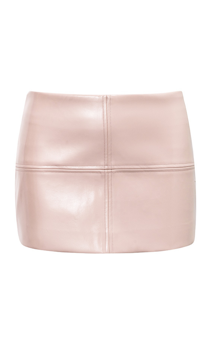 VICE GRIP OIL-WAX SKIRT IN BLUSH VENOM