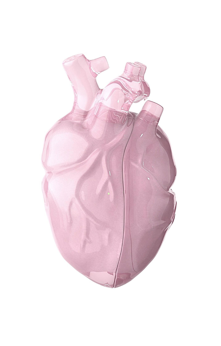 HEART GRENADE AIRPODS CASE - DREAMY JELLY PINK