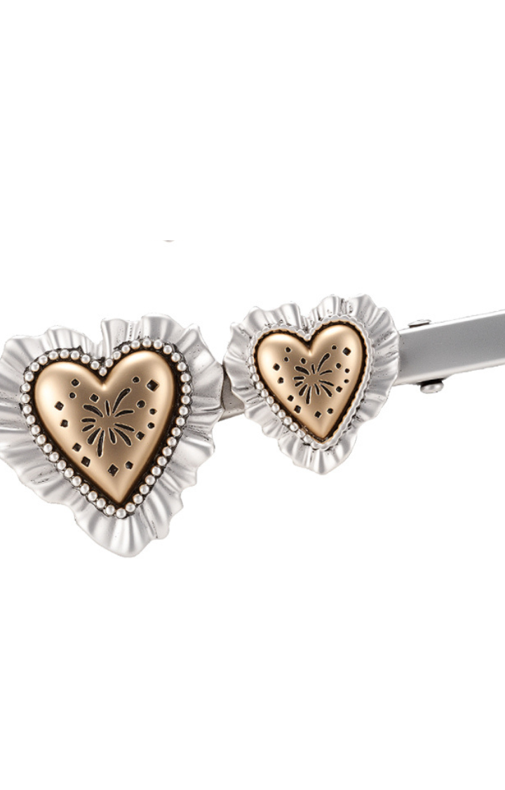 FIREWORK HEART HAIR CLIPS