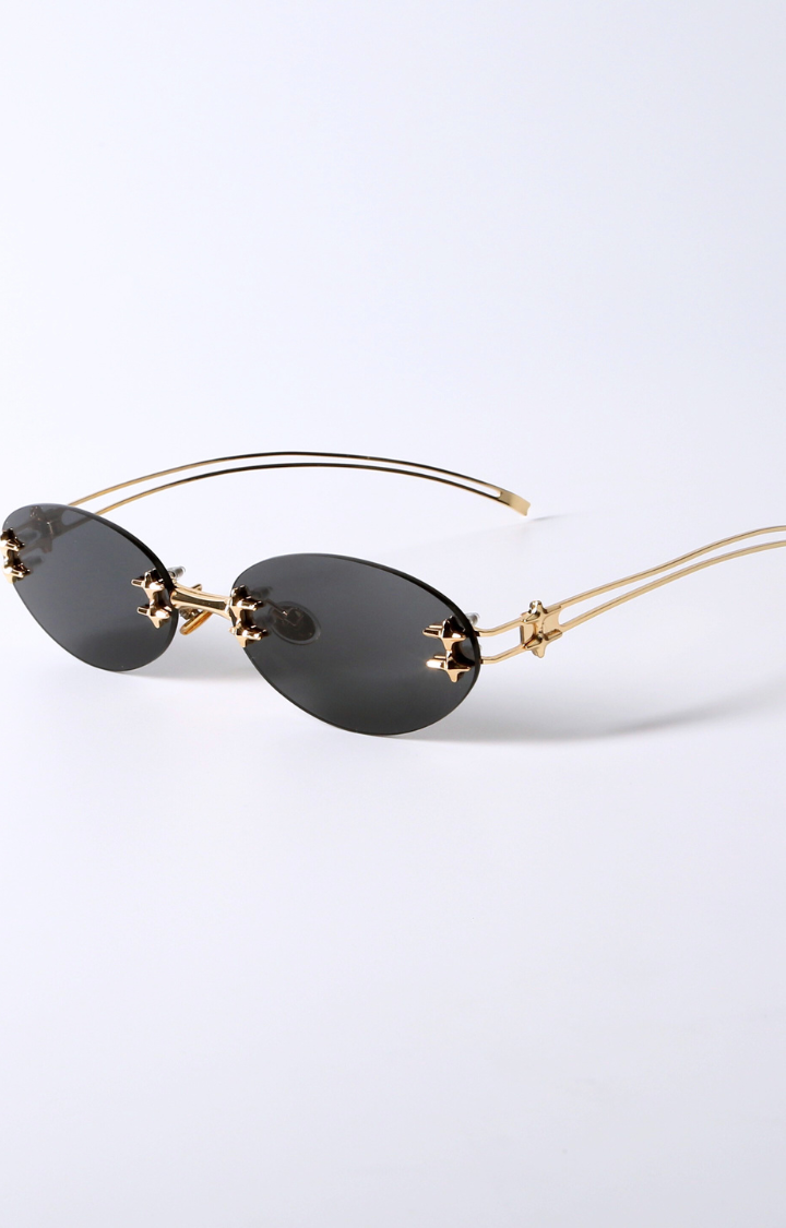 STARWIRE RIMLESS OVAL SUNGLASSES - VELVET ECLIPSE
