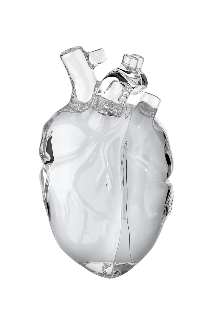 HEART GRENADE AIRPODS CASE – GHOST CLEAR