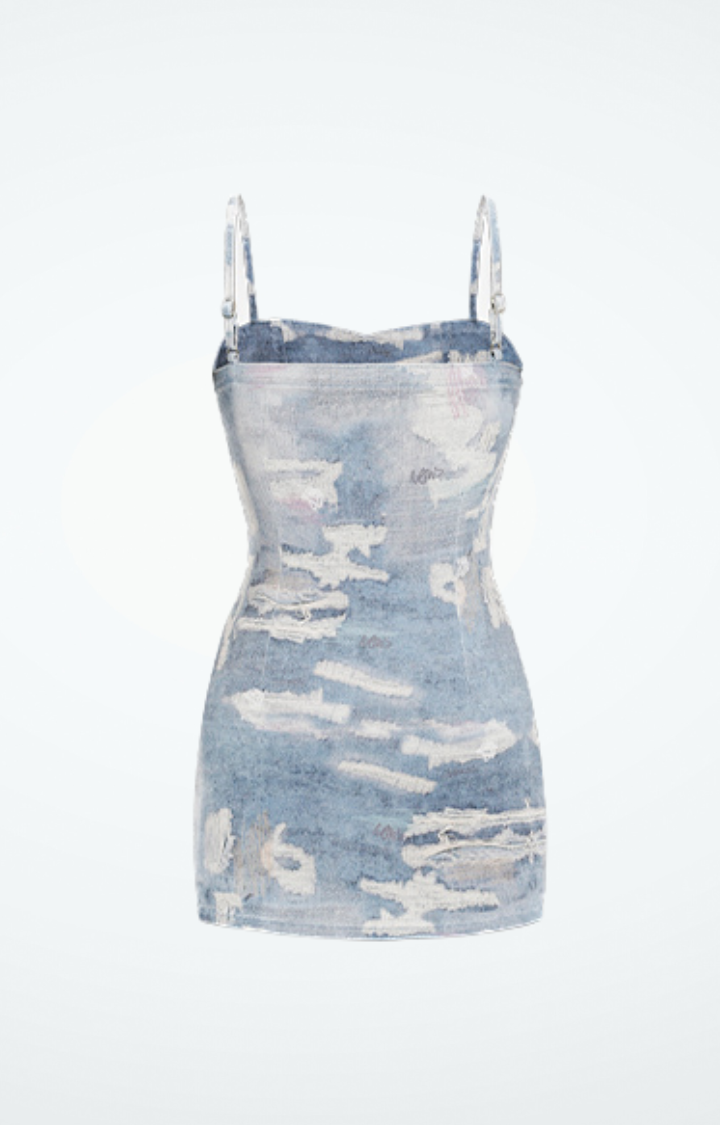 CLOUD BODYCON MINI DRESS