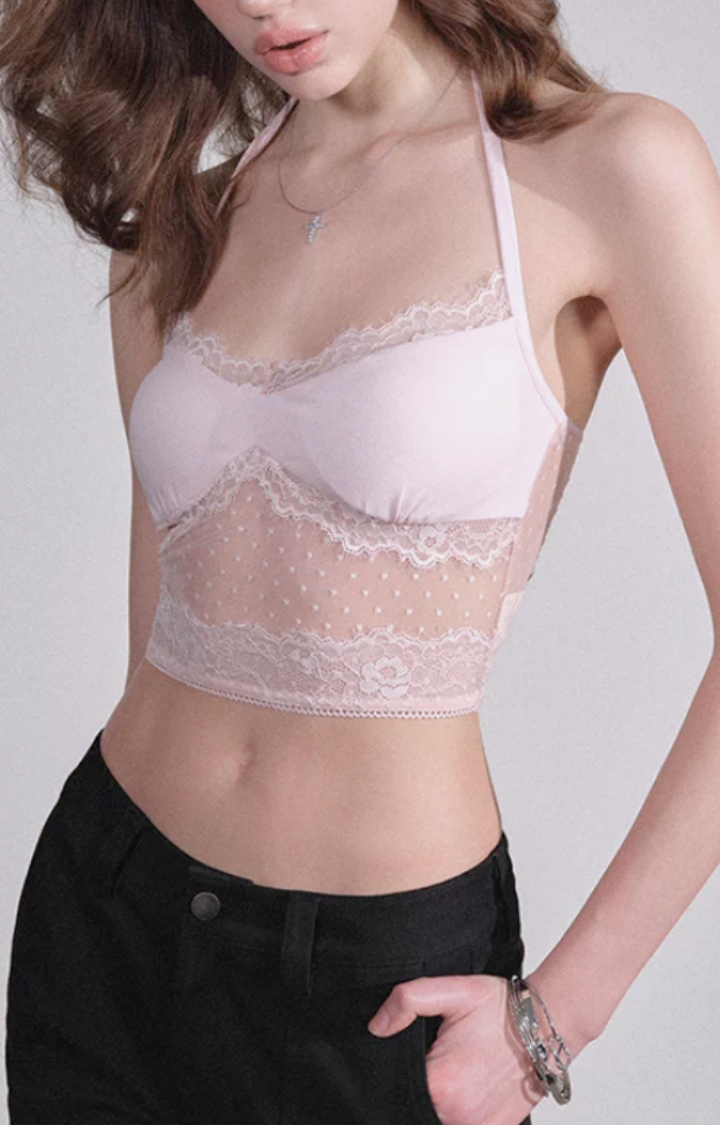 DOUBLE VEIL CORSET TOP