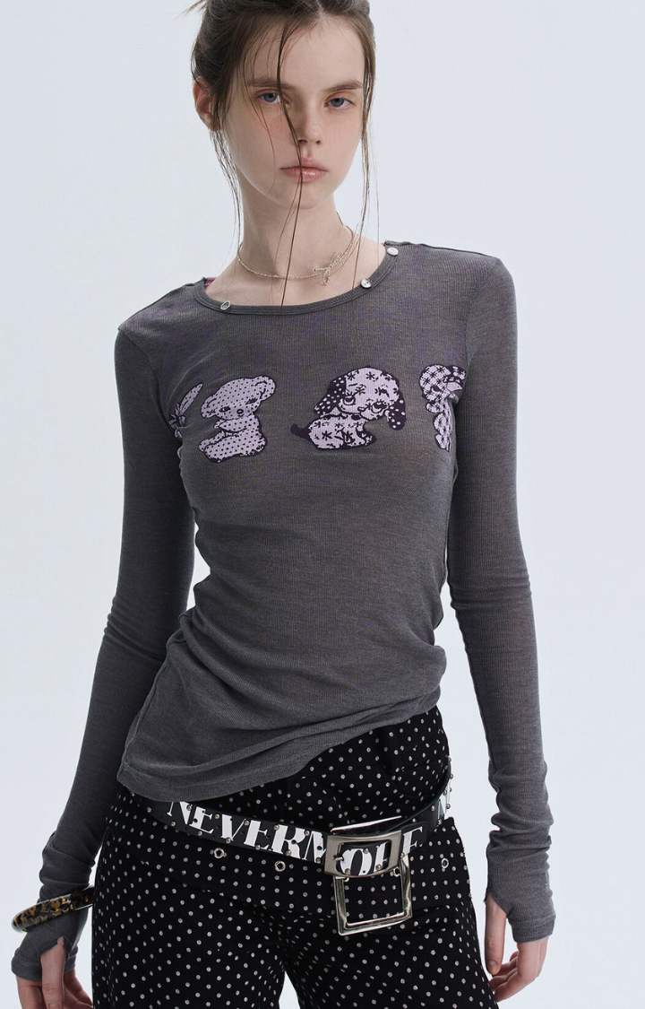 QUIET TOYS LONG SLEEVE TOP