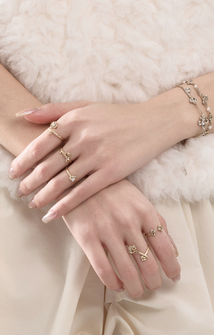 SAINTED KEY RING ARCHIVE — GOLD