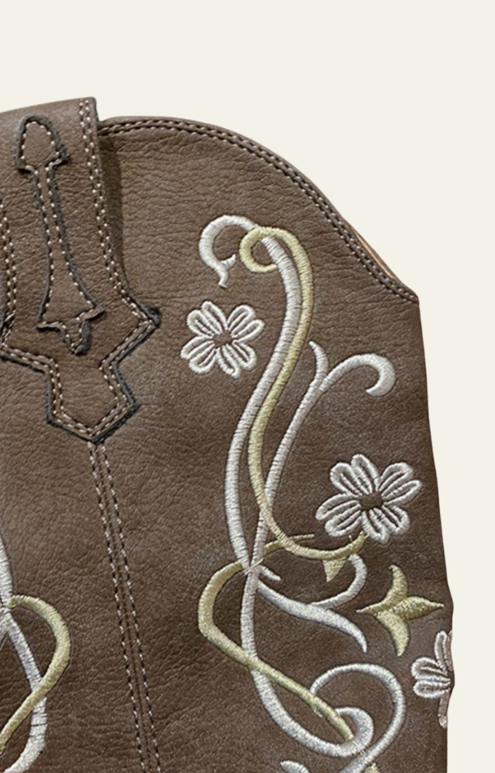 WILD BLOOM EMBROIDERED WESTERN BOOTS