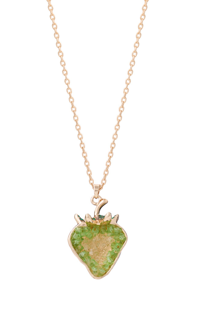 FROSTED STRAWBITES NECKLACE - VENOM MINT