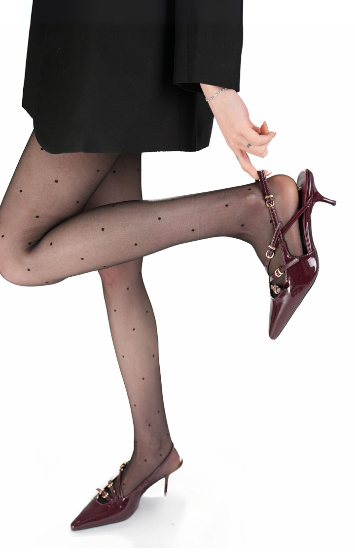 SUGAR TRAP DOT SHEER TIGHTS