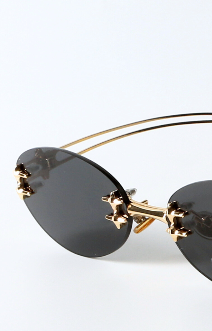 STARWIRE RIMLESS OVAL SUNGLASSES - VELVET ECLIPSE