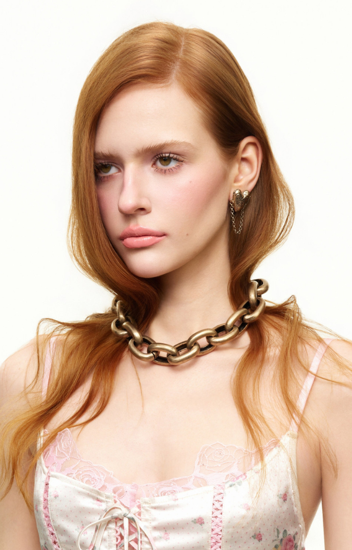 HEAVY HALO CHAIN CHOKER