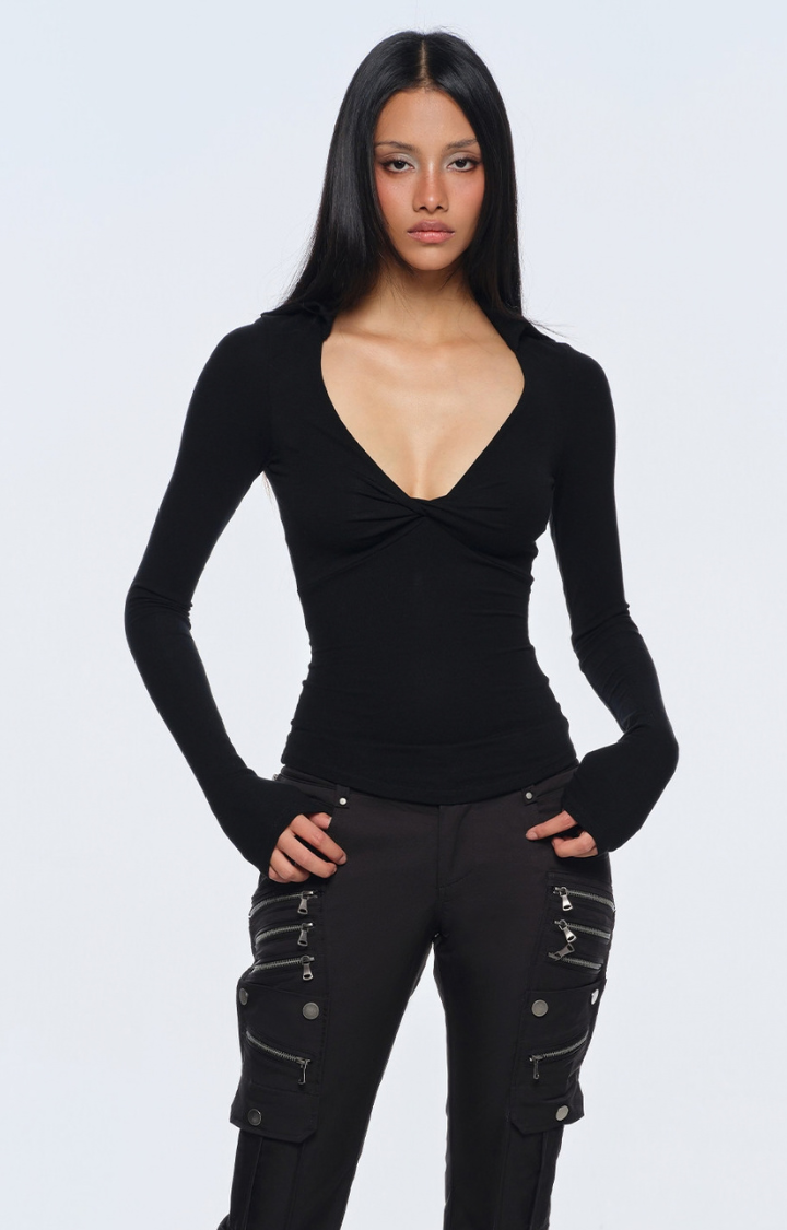 STATIC DAMAGE MULTI-ZIP LOW-RISE PANTS